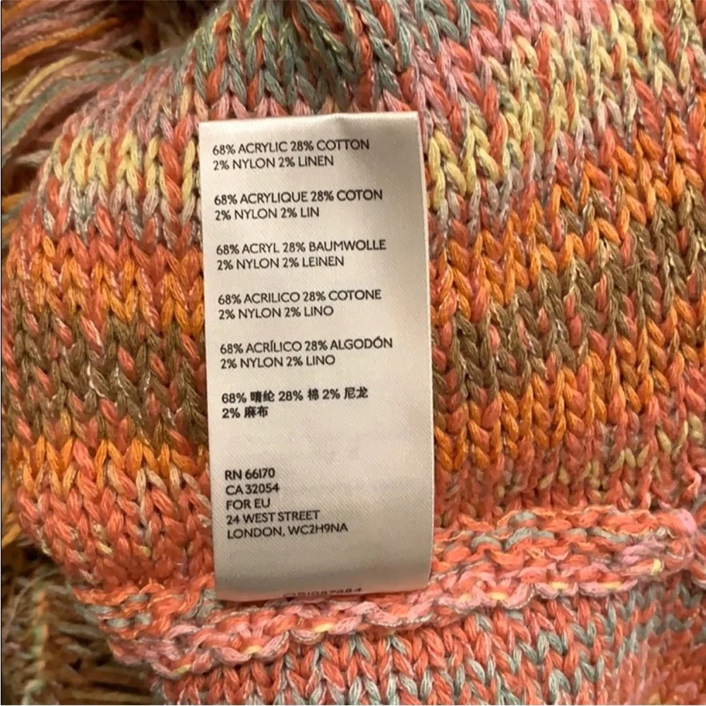 Free People Radiate Sweater in Confetti Combo Pastel Fringe Knit - Picture 3 of 14